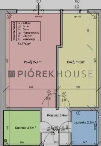 2-pokojowe mieszkanie na Bielanach 