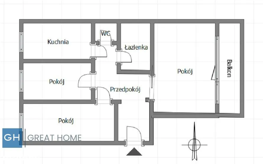 3 pok, dwustronne, rozkładowe 