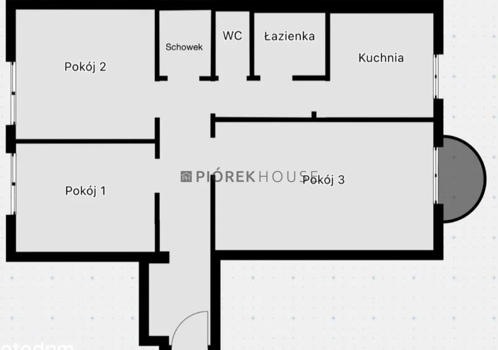 3 pokojowe mieszkanie ul. Jurija Gagarina Mokotów 