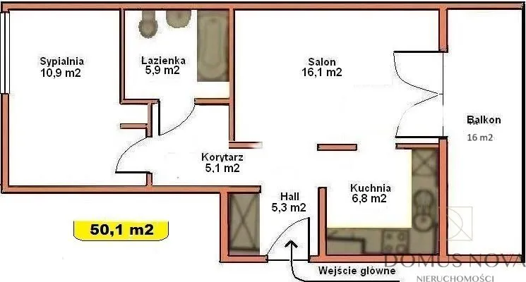 Mieszkanie 2 pok. na Okęciu - Pilchowicka 