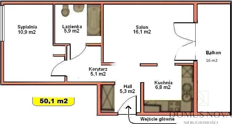 Apartament, ul. Pilchowicka