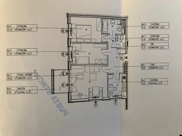 UMEBLOWANE MIESZKANIE 65,4 m2 