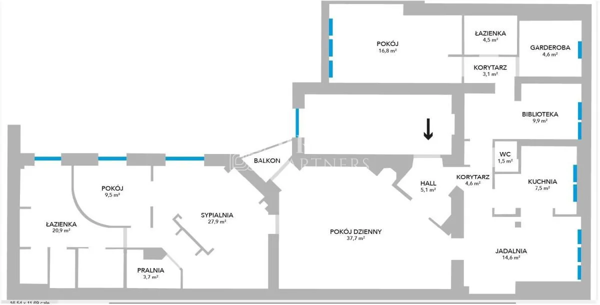 Apartament w kamienicy vis a vis ambasady USA 