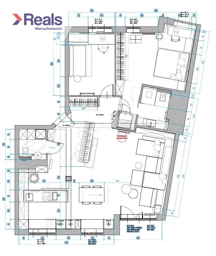 Apartament 100,2 m2 Szczęśliwice Opaczewska 