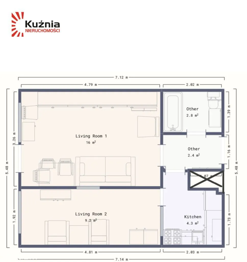 Mieszkanie na sprzedaż, 37 m², 2 pokoje Warszawa Włochy 