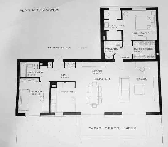 Warszawa Białołęka, ul. Modlińska Mieszkanie - 3 pokoje - 100 m2 - parter