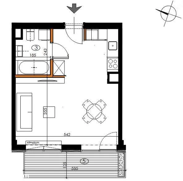 Komfortowy apartament. Balkon,.Parking. Komórka 