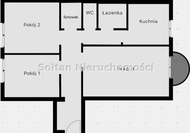 Mieszkanie na sprzedaż, 63 m², 3 pokoje Warszawa Mokotów 