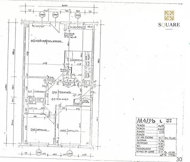 3 pokoje do remontu 60m2, metro Ursynów 