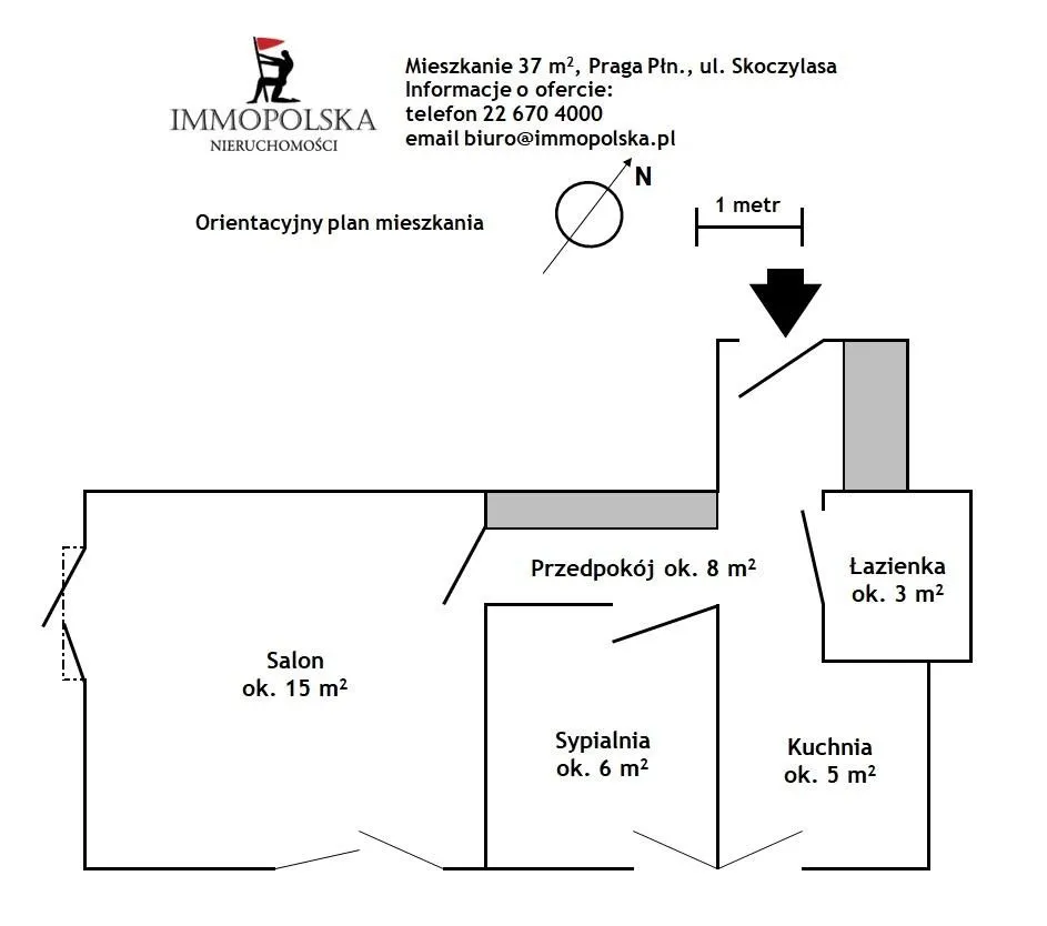 Mieszkanie do wynajęcia, 37 m², 2 pokoje Warszawa Praga-Północ Nowa Praga 