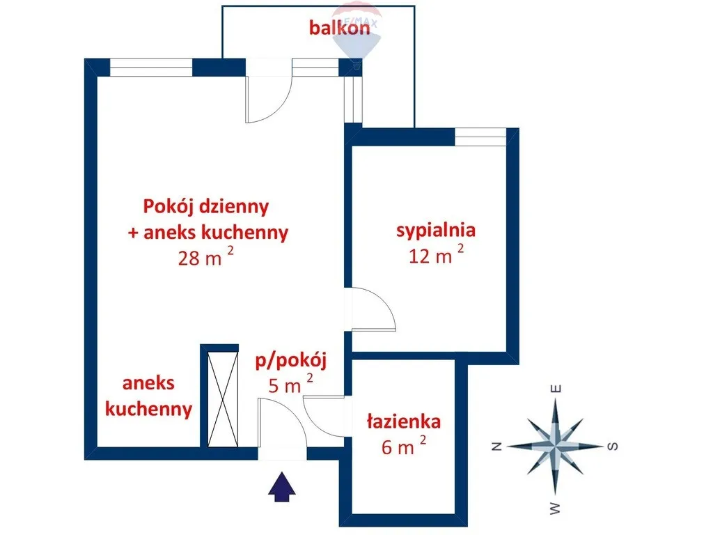 Mieszkanie 51m2 z balkonem, przy Parku Moczydło 