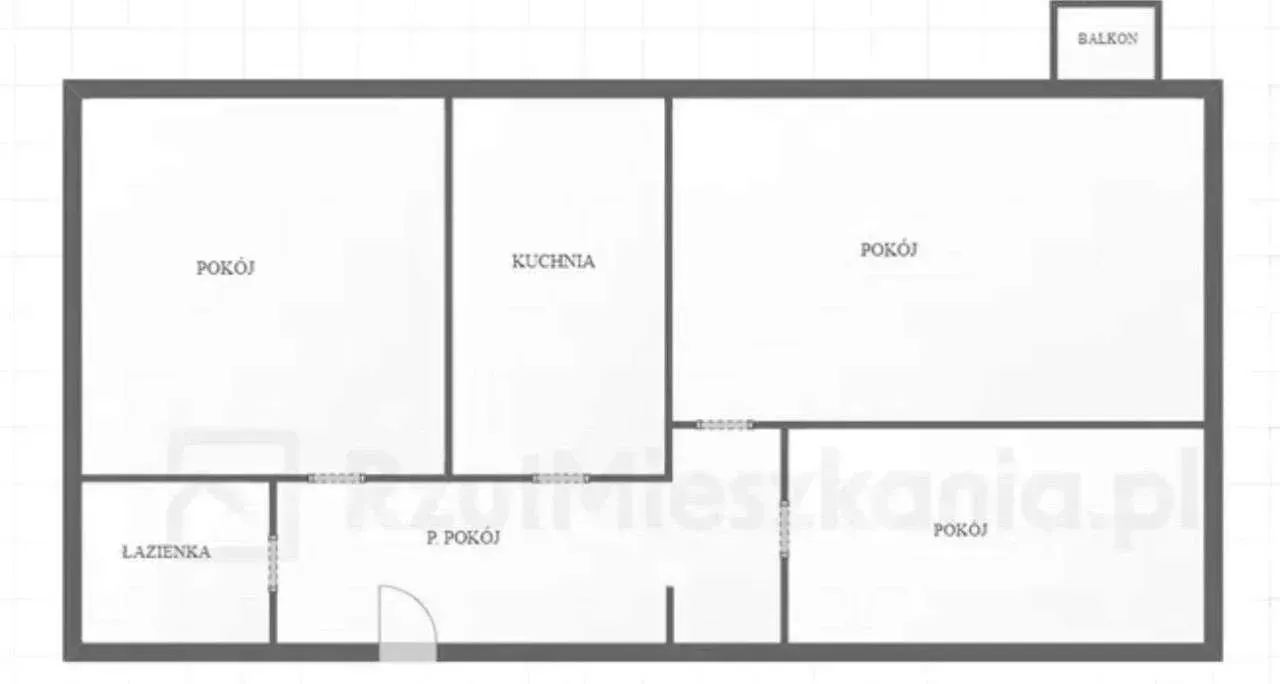 Mieszkanie na sprzedaż 3 pokoje 56m2