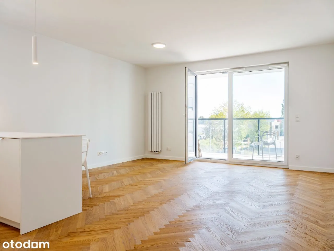 Nowoczesne, 72.43m² w Warszawie obok lasu