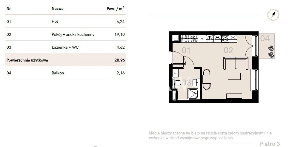 Nowe studio w Porcie Praga - nieumeblowane 