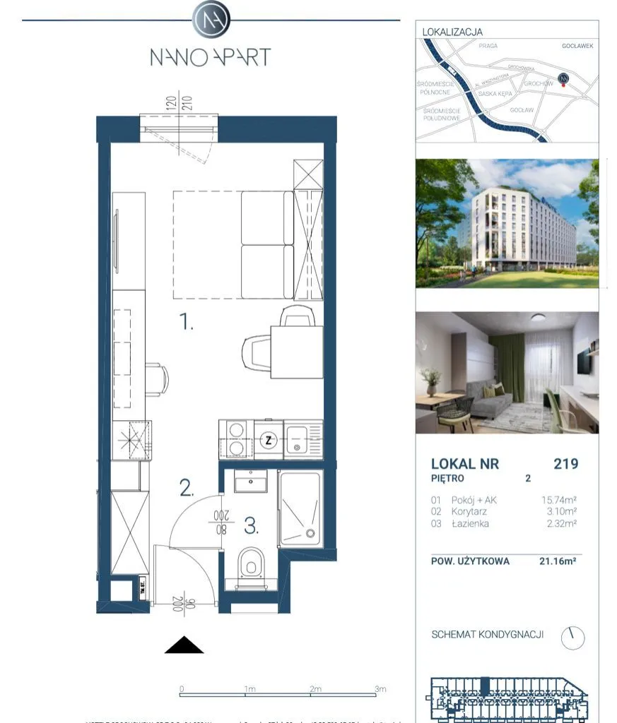 Gotowiec inwestycyjny! Wykończony apartament, ROI!