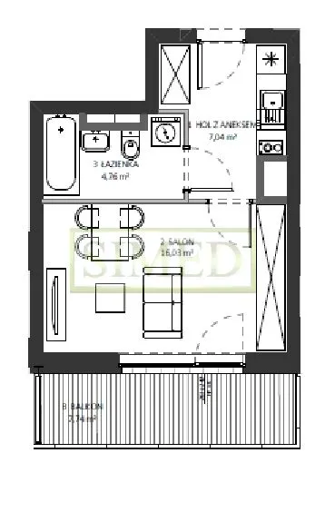 Apartament, ul. Rudzka