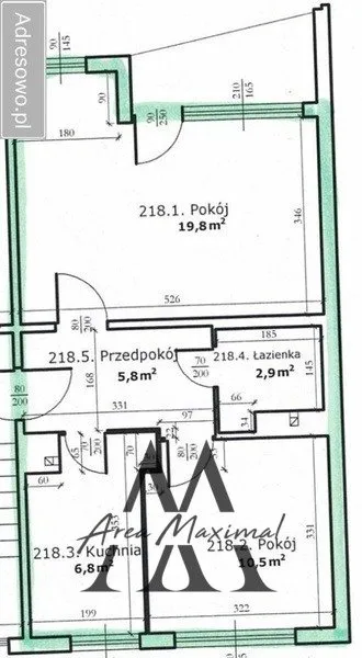 Przytulne mieszkanie 45,8 m² w spokojnej okolicy B