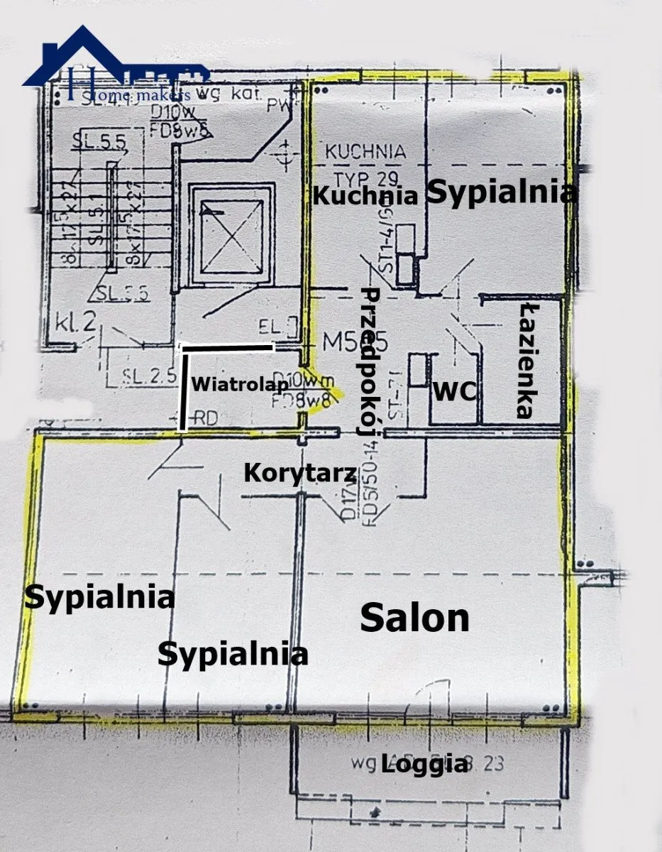 Sprzedam mieszkanie czteropokojowe : Warszawa Praga-Południe , ulica Janusza Meissnera, 71 m2, 899000 PLN, 4 pokoje - Domiporta.pl