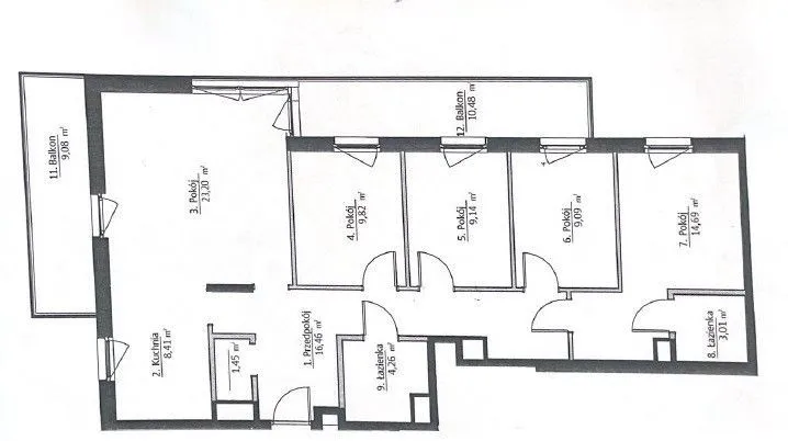 Przestronny apartament z widokiem na Centrum 