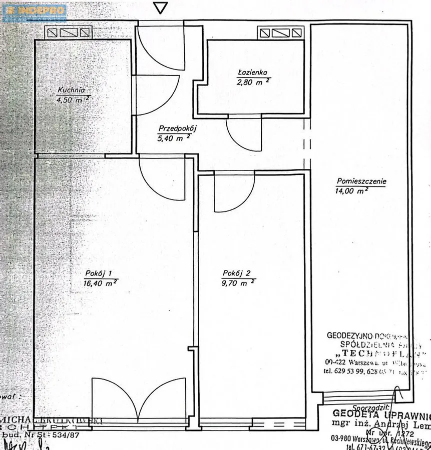 Mieszkanie na sprzedaż, 52 m², 3 pokoje Warszawa Śródmieście Śródmieście Północne 