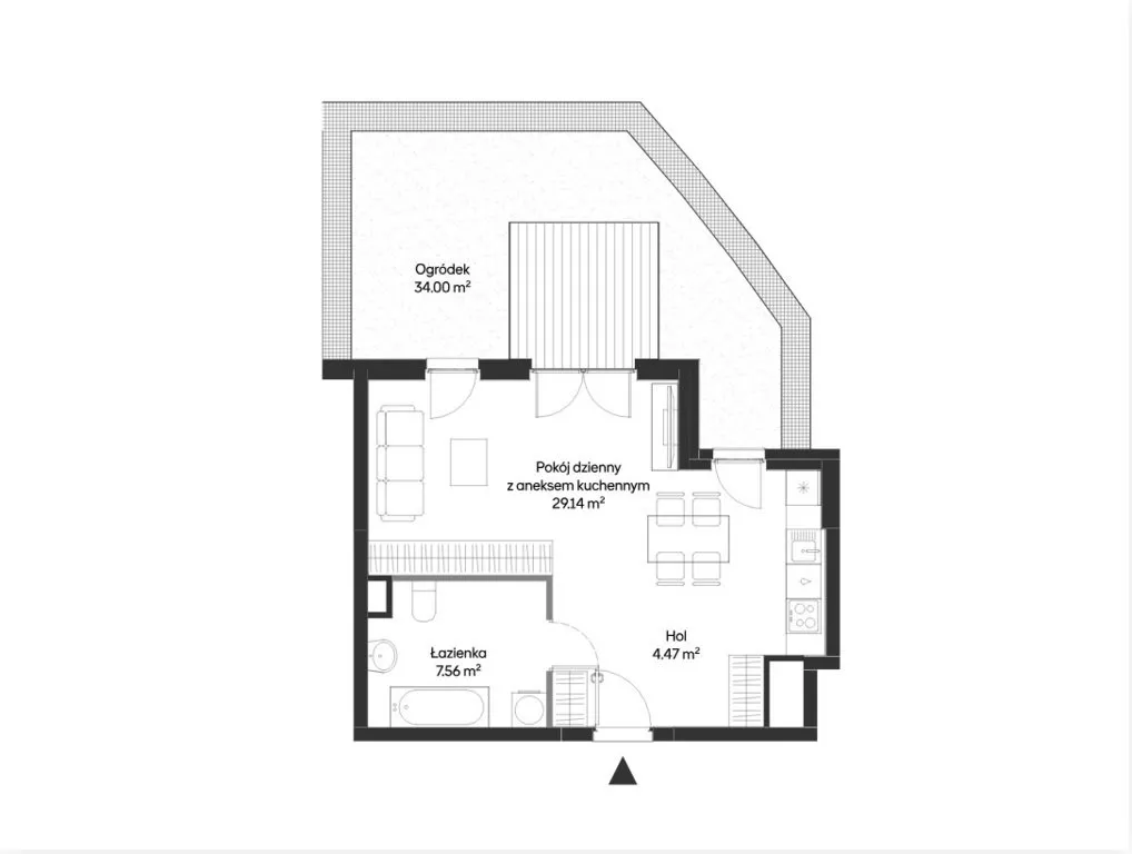 Nowe studio 2pk 42m2+ogródek34m2 Mokotów0%Prowizji