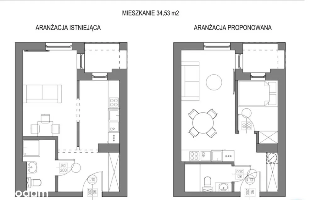 Mieszkanie z Loggią z Możliwością Adaptacji Na M2