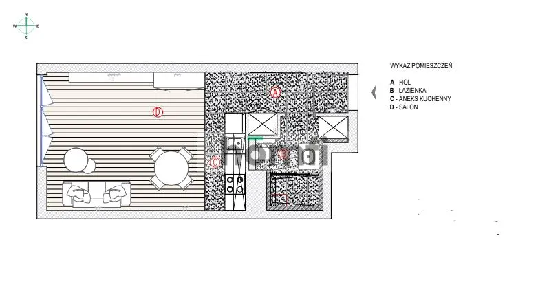 Apartament, ul. Domaniewska