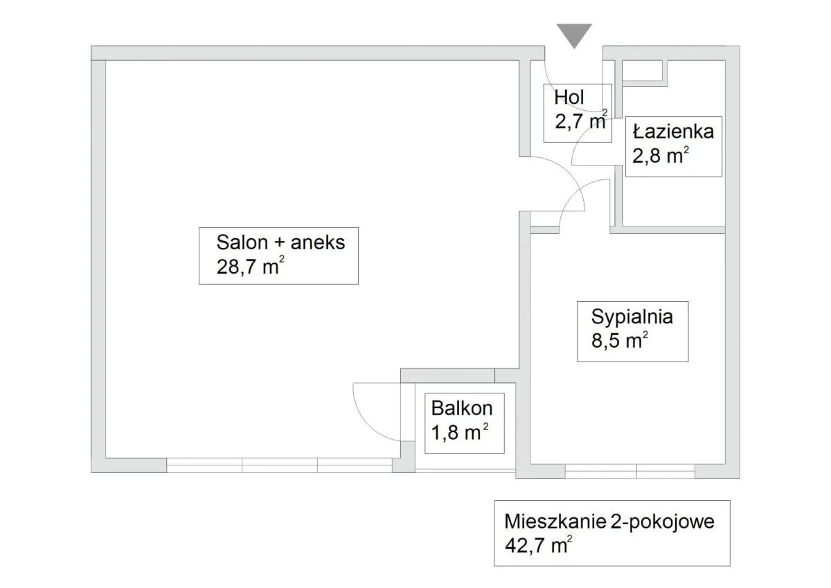 Mieszkanie 2-pokojowe z pięknym widokiem 