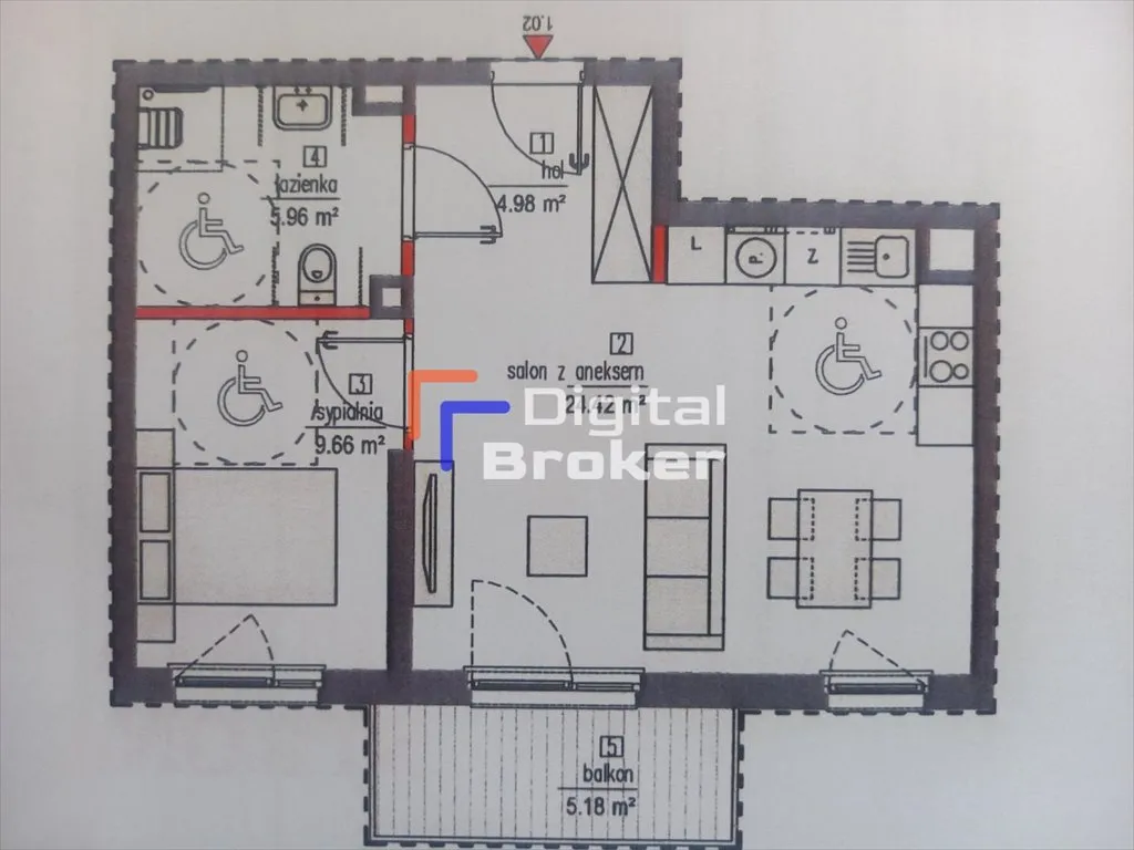 ⭐️ 2 pokoje ⭐ 46m² ⭐️ Białołęka ⭐️ Metro Bródno ⭐️ 