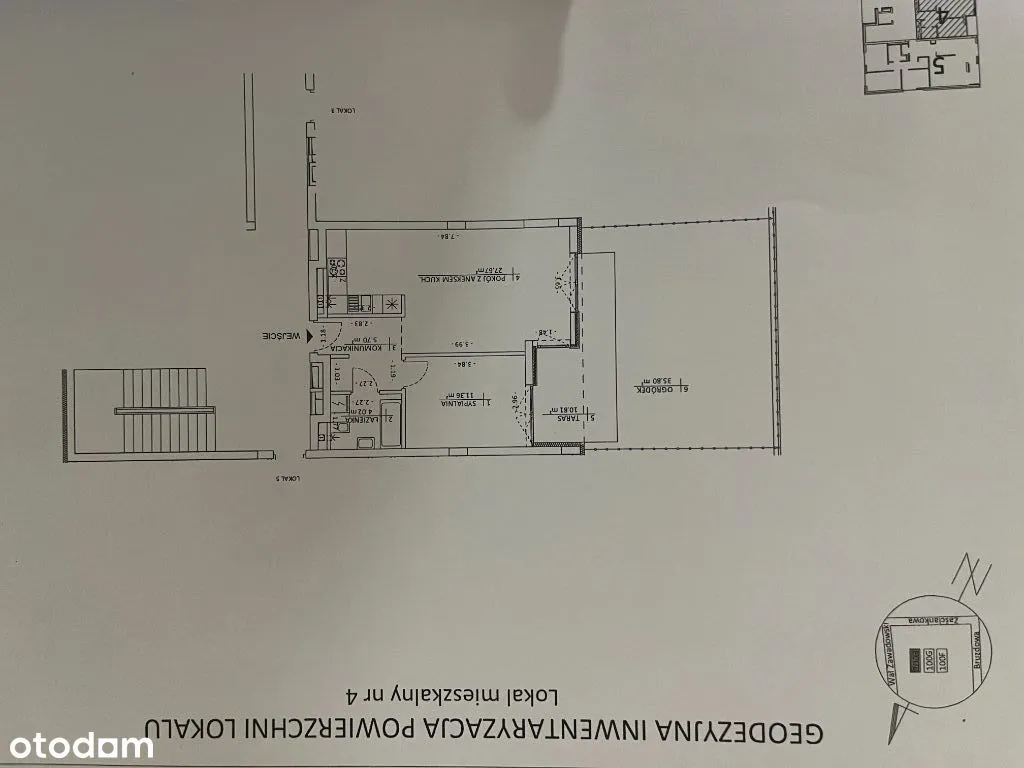 Apartament z ogródkiem Wilanów-Zawady bezpośrednio