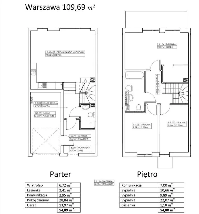 Skrajny segment, Wilanów, ul.Starodawna 110m2, 4p