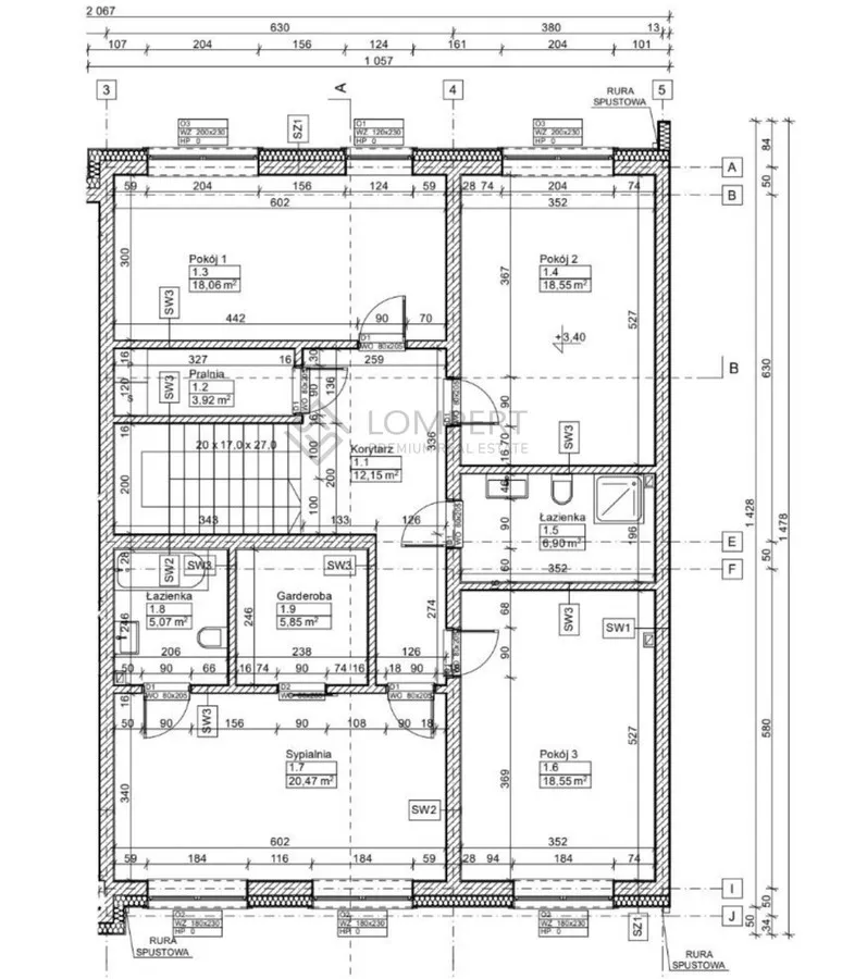 Sprzedam mieszkanie: Warszawa Mokotów , 171 m2, 1580000 PLN, 5 pokoi - Domiporta.pl