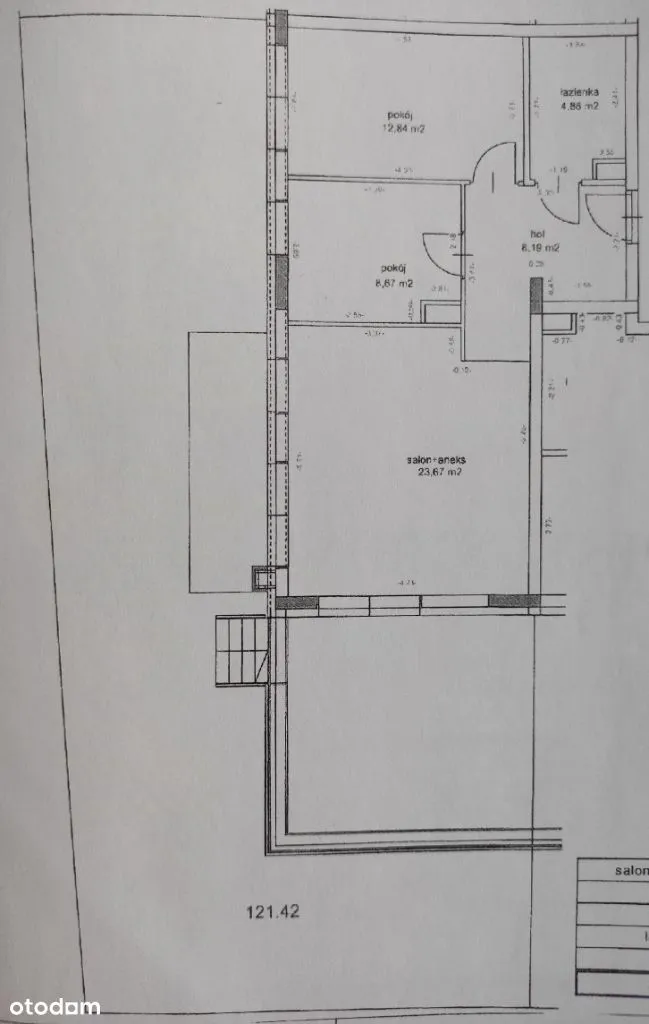 Mieszkanie 58,5m2 z tarasem 20m2 i ogródkiem 100m2