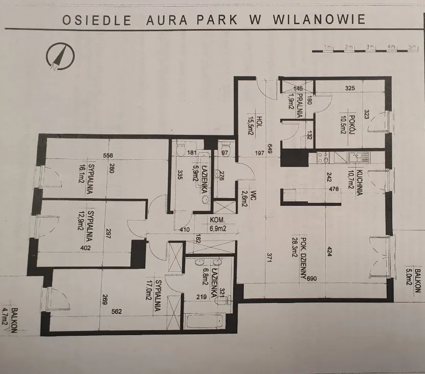 SPRZEDAM BEZPOŚREDNIO MIESZKANIE 4 pok, 137 m2, ul. Sarmacka 