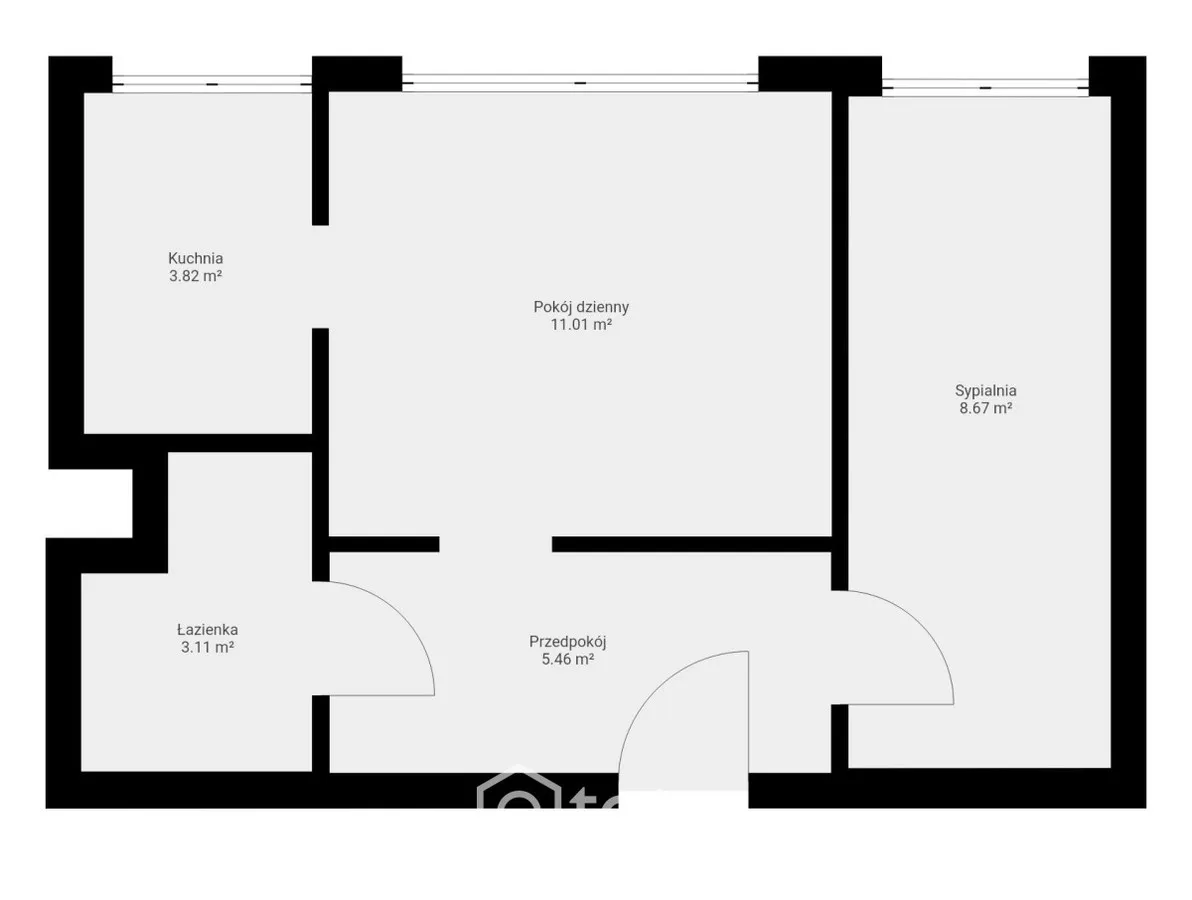 Ciche ustawne 32,5m2 URSUS NIEDŹWIADEK 