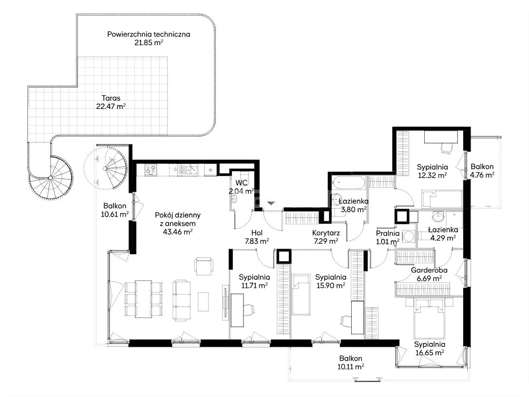 Apartament na sprzedaż za 3720000 zł w Stegny, Mokotów, Warszawa