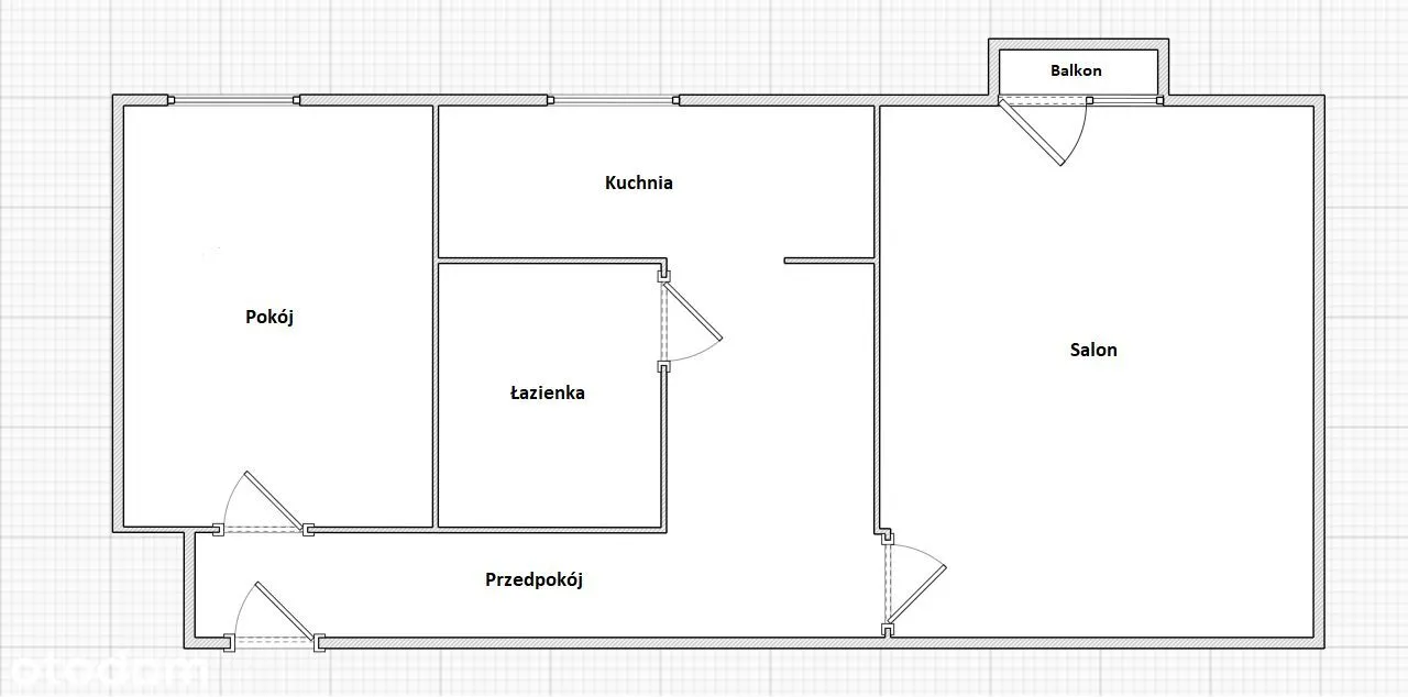 Warszawa – Mokotów – ul. Malczewskiego - 48 m2