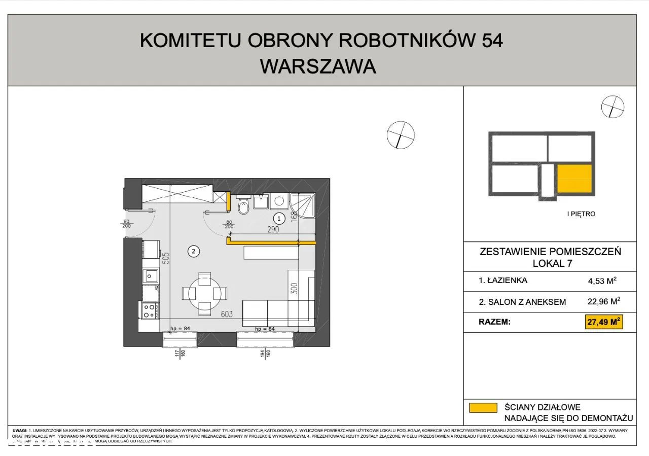 Mieszkanie w stanie deweloperskim na Okęciu