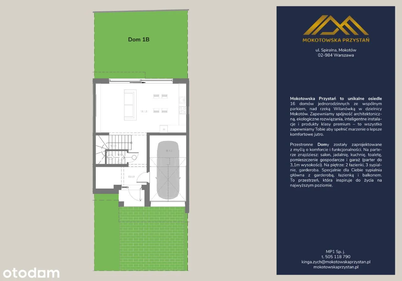 Sprzedam mieszkanie czteropokojowe : Warszawa Mokotów Augustówka , ulica Spiralna, 121 m2, 1399970 PLN, 4 pokoje - Domiporta.pl