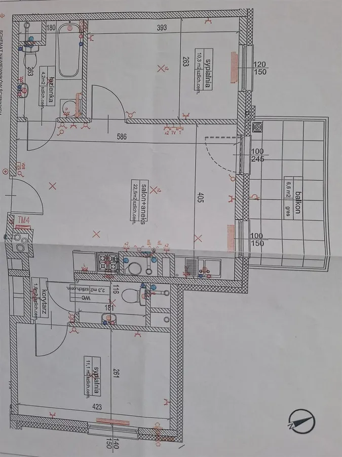 Mieszkanie na sprzedaż, 52 m², 3 pokoje Warszawa Ochota Szczęśliwice 