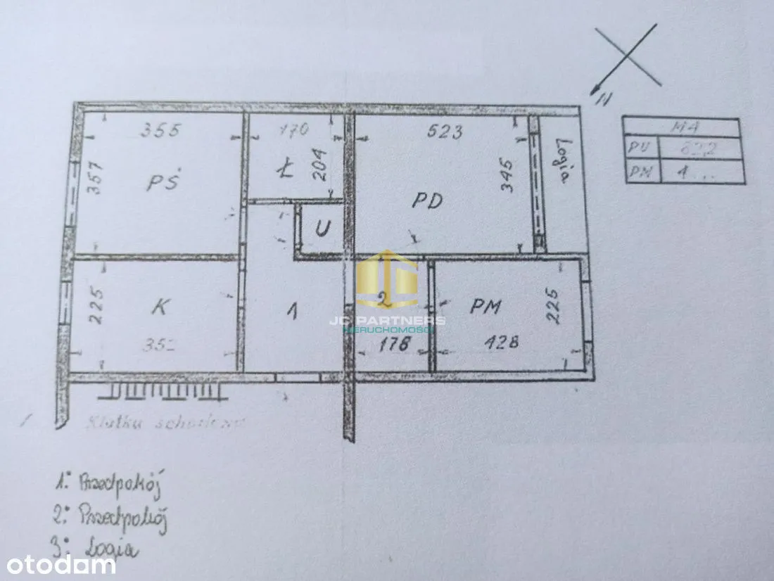 Rozkładowe 3pok KW PROMENADA 