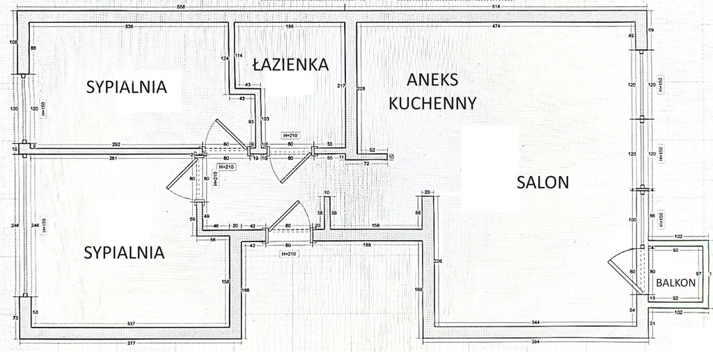 Trzypokojowe mieszkanie na Rakowcu 