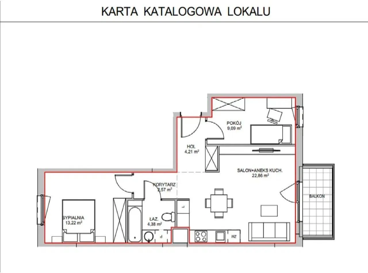 Nowoczesny apartament przy Galerii Północnej