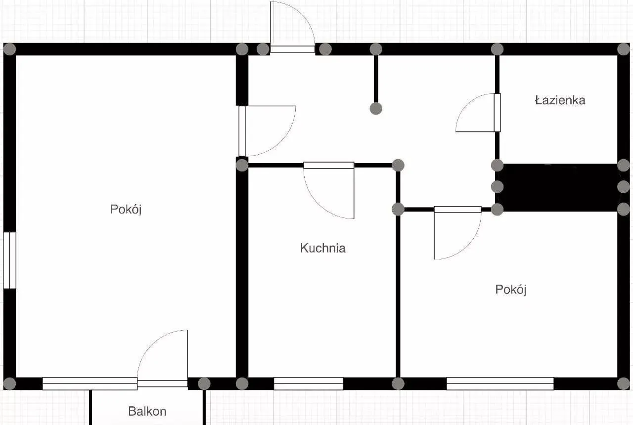 Mieszkanie na sprzedaż 2 pokoje 48m2