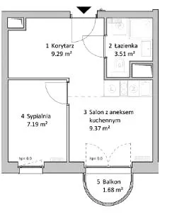 Apartament, ul. Kasprzaka