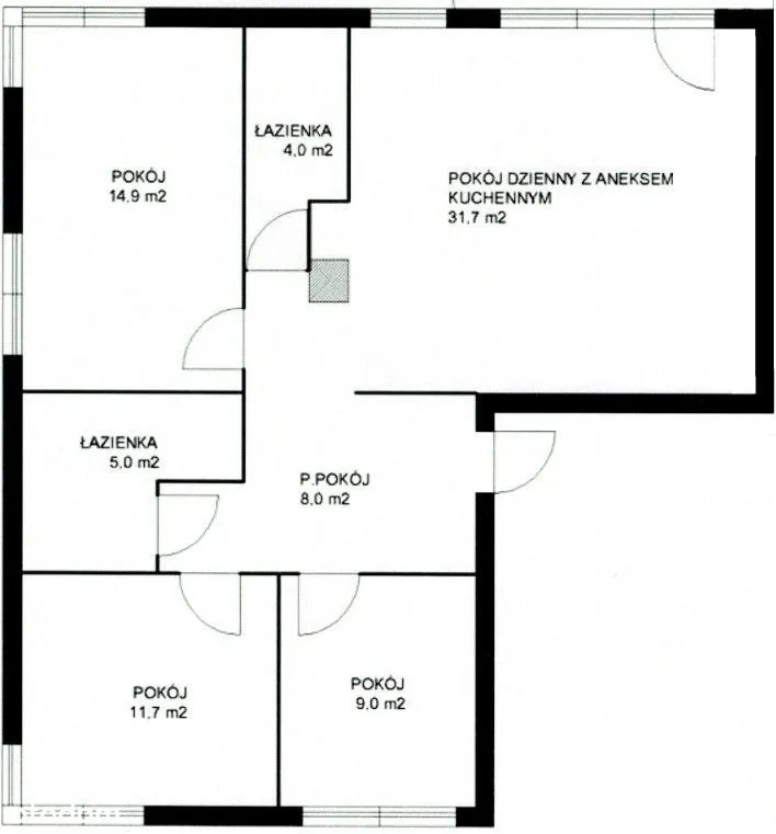 METRO LAZUROWA/Park Górczewska 4 pok.+2 łaz./84m2