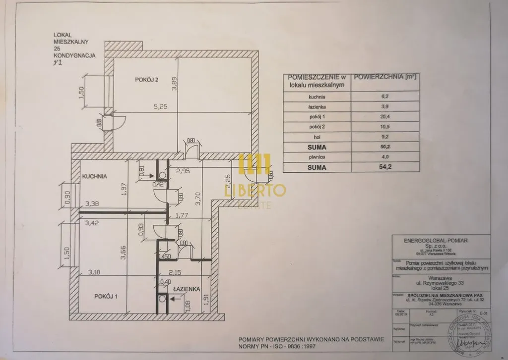 Sprzedam mieszkanie dwupokojowe: Warszawa , ulica Wincentego Rzymowskiego, 53 m2, 738000 PLN, 2 pokoje - Domiporta.pl