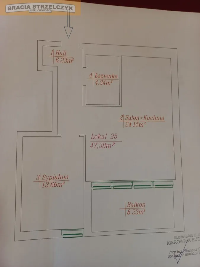 Ciche słoneczne 2 pokoje 48 M Loggia Dolny Mokotów 