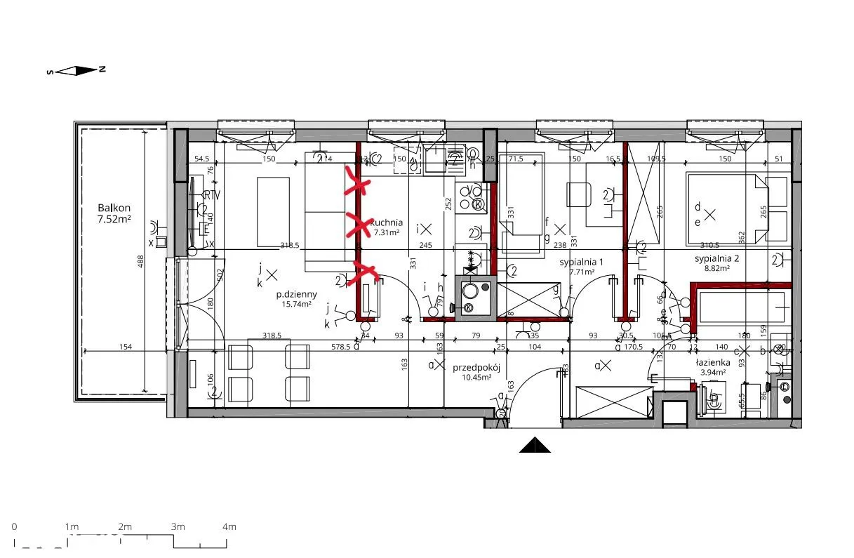 M-3 blisko stacji PKP Warszawa Grochów 54.12 m2