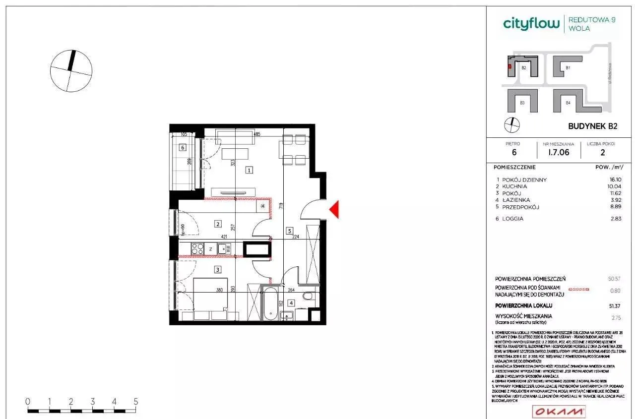 Mieszkanie na sprzedaż 3 pokoje 51m2